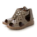 ミラスポーツ Milla sports 超軽量ふかふか ASW 4Eソールダイヤパンチングブーツサンダル (グレー)