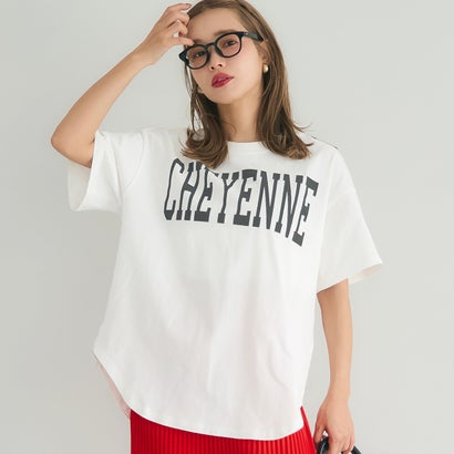 コカ coca OE天竺テールカットカレッジビッグTシャツ （White）のサムネイル