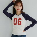 コカ coca ラグランロゴトップス (Navy)