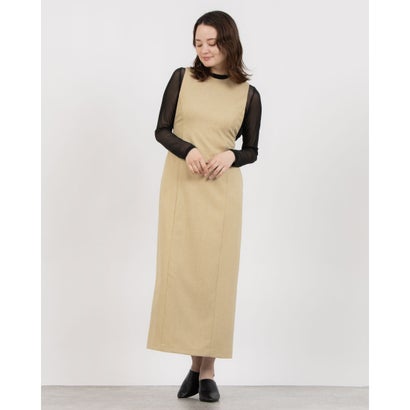 クラネ CLANE BACK SHEER MAXI ONEPIECE (BEIGE) クラネ CLANE BACK SHEER MAXI ONEPIECE (BEIGE)