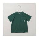 ブランシェス branshes 【WEB限定/DRC/綿100%】ポケット半袖Tシャツ (ダークグリーン)