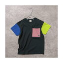ブランシェス branshes 【WEB限定/DRC/綿100%】ポケット半袖Tシャツ (91:MIX-ブラック)