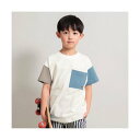 ブランシェス branshes 【WEB限定/DRC/綿100%】ポケット半袖Tシャツ (92:MIX-オフホワイト)