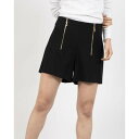 デニーローズ DENNY ROSE ジップポイントショートパンツ (BLACK)
