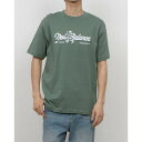 ニューバランス New Balance メンズ 半袖Tシャツ スーベニアショッパースクリプトTシャツ_ MT51642 (カーキ)