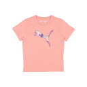 プーマ PUMA ジュニア 半袖Tシャツ ESS グラフィック Tシャツ II G_ 687857 (Pink Fruit)(4)