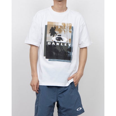 オークリー OAKLEY メンズ 半袖Tシャツ ENHANCE QDC SS TEE SUNSET 4.0 FOA407662 (WHITE)
