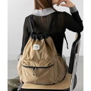 フレドリックパッカーズ FREDRIK PACKERS ≪別注≫210D KNAP SACK ナップサック (ベージュ)