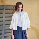 ドレステリア DRESSTERIOR ウォッシャブルペーパーリネンブルゾン (オフホワイト(003))