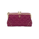 アナスイ ANNA SUI ピーコック 二つ折り口金長財布 (ピンク)
