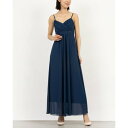 リナシメント RINASCIMENTO シフォンキャミロングOP (Blu Navy)(4)