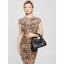 ゲス GUESS SANSA Top Handle Crossbody (BLA)(4)
