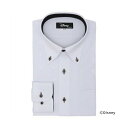 トーキョーシャツ TOKYO SHIRTS 【ディズニー】 ボタンダウン 長袖 形態安定 ニットシャツ ストレッチ (ライトグレー)