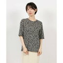 コケットコレクション COKETT COLLECTION プリントカットソー (クロ)