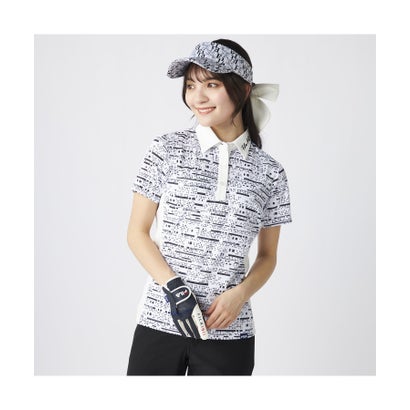 フィラ ゴルフ FILA GOLF TS ハンソデシャツガラ (WT) フィラ ゴルフ FILA GOLF TS ハンソデシャツガラ (WT)