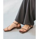 ウェレッグ welleg 華奢見え ストラップサンダル (1150ブロンズPU)(4)