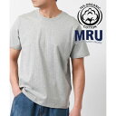 エムアールユー MRU オーガニッククルーネックTシャツ 半袖 半T (ミディアムグレー)