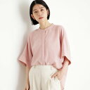 ザ ショップ ティーケー (ウィメン) THE SHOP TK(Women) 【体型カバー/選べる7色】ドルマンブラウス/洗濯機OK (WEB限定ライトピンク(970))