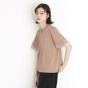 ザ ショップ ティーケー (ウィメン) THE SHOP TK(Women) 【UVケア/毛玉になりにくい/接触冷感】袖シアーTシャツ/洗濯機OK (キャメルブラウン(041))