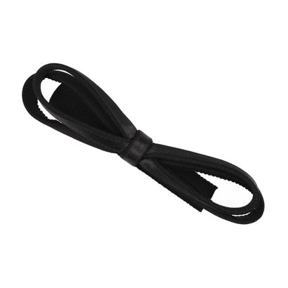 ビビ BIBI 8の字モチーフ リボンバレッタ （ブラック）