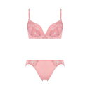 アモスタイル バイ トリンプ AMOSTYLE BY Triumph Daily AMOSTYLE 寄せブラ ブラ&ショーツセット クラシックフラワー 514 Eカップ 【返品不可商品】 (ピンク)(4)