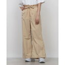 プーマ PUMA レディース ライフスタイルロングパンツ SUMMER ウーブン ワイドパンツ 686913 (Light Sand)(4)