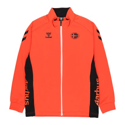 ヒュンメル hummel ジュニア 長袖ジャージジャケット ジュニアトレーニングジャケット HJT2130 (フレームオレンジ)