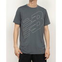 ニューバランス New Balance メンズ 半袖機能Tシャツ パフォーマンスショートスリーブTシャツ_Flying NB MT51070 (ミディアムグレー)(4)