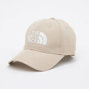 ザ・ノース・フェイス THE NORTH FACE ジュニア トレッキング 帽子 Kids TNF Logo Cap_キッズ TNFロゴキャップ NNJ42304 (ベージュ)