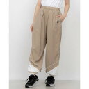 ティゴラバイビームスデザイン TIGORA by BEAMS DESIGN レディース フィットネス ロングパンツ エアリップパンツ TRBM-3P2045WP (ベージュ)