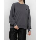 コンバース CONVERSE レディース スウェットトレーナー リボン PT S/S Tシャツ 42200052 (CHARCOAL)(4)
