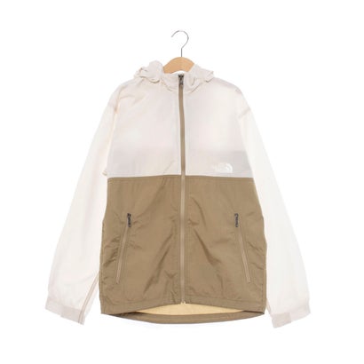 ザ・ノース・フェイス THE NORTH FACE ジュニア アウトドア アウトドアジャケット Compact Jacket_コンパクトジャケット(キッズ) NPJ22510 (ホワイトデューン×クラシックカーキ)