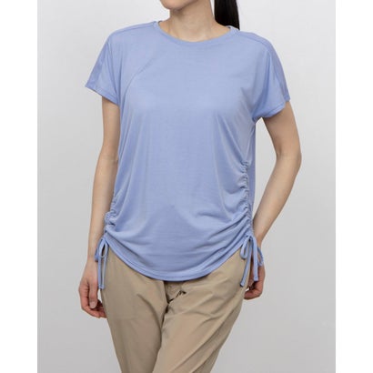 ティゴラ TIGORA レディース フィットネス 半袖Tシャツ フィットネス サイドシャーリングTシャツ TR-3F2375TS （ライラック）