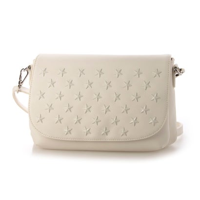 ビアデルトリトーネ Via Del Toritone スタースタッツフラップショルダーバッグ （ホワイト）