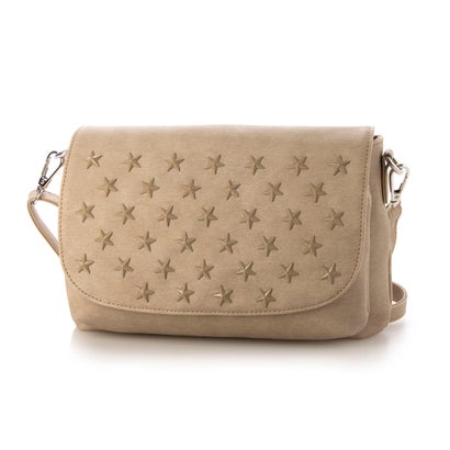 ビアデルトリトーネ Via Del Toritone スタースタッツフラップショルダーバッグ （ベージュ）