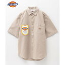 ディッキーズ Dickies ワークシャツ (ベージュ)