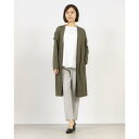 パンツノソムリエ パンツのソムリエ 冷えキープカーディガン (カーキ)