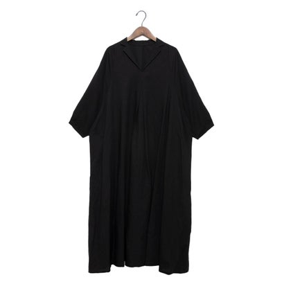 コケットコレクション COKETT COLLECTION レーヨン麻ワンピース (クロ)