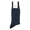 アクアスキュータム Aquascutum AQスムース&フィットストライプ (ネイビー)(4)