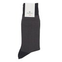 アクアスキュータム Aquascutum AQスムース&フィットストライプ (チャコールグレー)