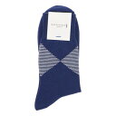 マッキントッシュ ロンドン MACKINTOSH LONDON MLアーガイル22cm丈 (ブルー)
