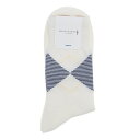 マッキントッシュ ロンドン MACKINTOSH LONDON MLアーガイル22cm丈 (ホワイト)