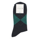 マッキントッシュ ロンドン MACKINTOSH LONDON MLアーガイル22cm丈 (ネイビー)