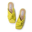 スティーブ マデン STEVE MADDEN クロスデザインミュールサンダル (ライム)