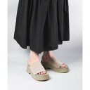 スティーブ マデン STEVE MADDEN ウェッジヒールサボサンダル (グレーベージュ)