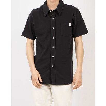 クリフ メイヤー KRIFF MAYER フルオープン ポロシャツ (BLACK)