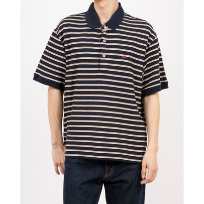 クリフ メイヤー KRIFF MAYER リラックス 冷感 リンクス カノコ ポロシャツ (NAVY2)