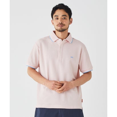 クリフ メイヤー KRIFF MAYER 冷感 リンクス カノコ リブ ライン ポロシャツ (PINK)