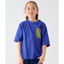 クリフ メイヤー KRIFF MAYER 接触冷感 白亜 ゆる Tシャツ 半袖 (BLUE)
