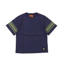 クリフ メイヤー KRIFF MAYER クリーネス 袖ライン 半袖 Tシャツ (NAVY)